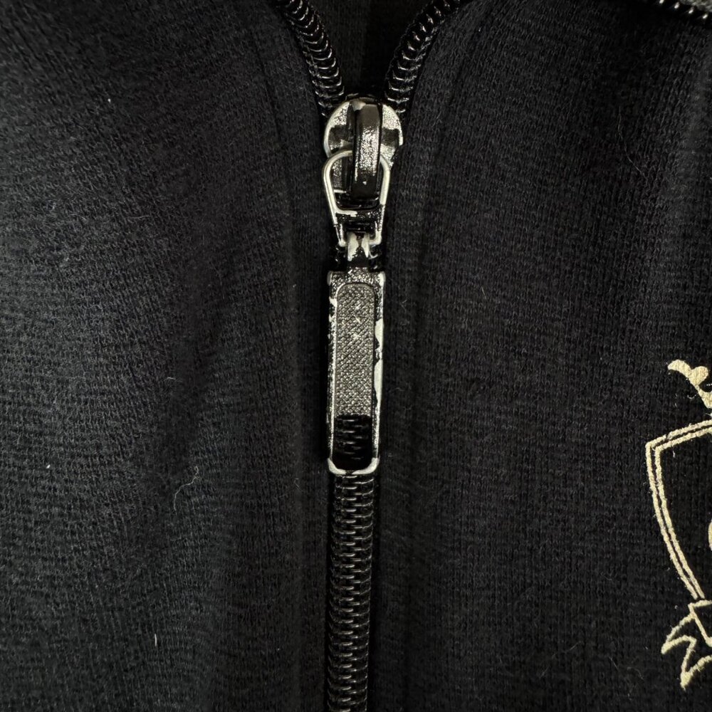Vintage Anchor Blue Track Jacket Zip Up Cropped Small Graphic Navy Blue - Picture 6 of 10